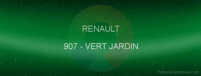 Pintura Renault 907 Vert Jardin