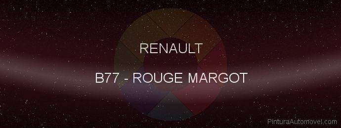 Pintura Renault B77 Rouge Margot