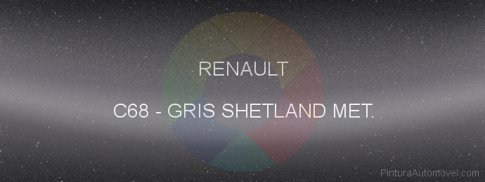 Pintura Renault C68 Gris Shetland Met.