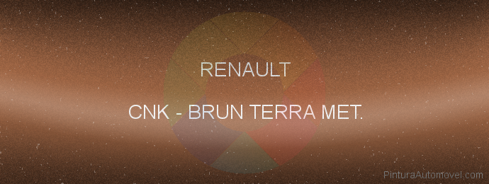 Pintura Renault CNK Brun Terra Met.