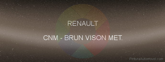 Pintura Renault CNM Brun Vison Met.