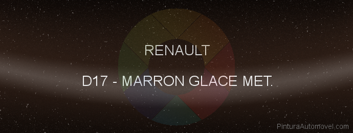 Pintura Renault D17 Marron Glace Met.