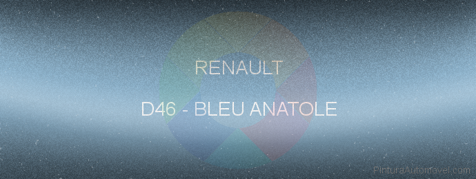 Pintura Renault D46 Bleu Anatole