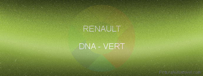 Pintura Renault DNA Vert