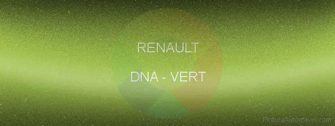 Pintura Renault DNA Vert