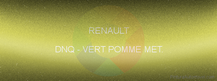 Pintura Renault DNQ Vert Pomme Met.
