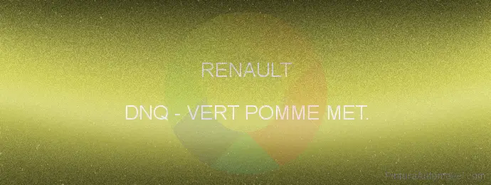 Pintura Renault DNQ Vert Pomme Met.