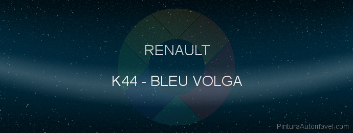 Pintura Renault K44 Bleu Volga