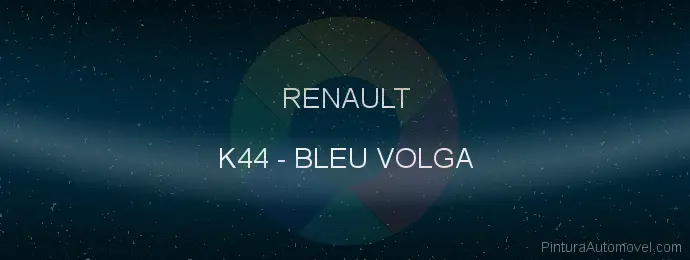 Pintura Renault K44 Bleu Volga