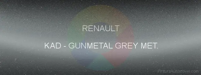 Pintura Renault KAD Gunmetal Grey Met.