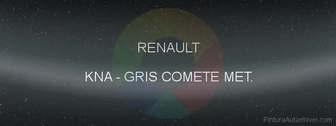 Pintura Renault KNA Gris Comete Met.