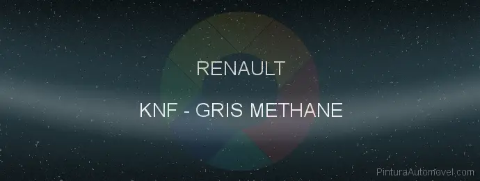 Pintura Renault KNF Gris Methane