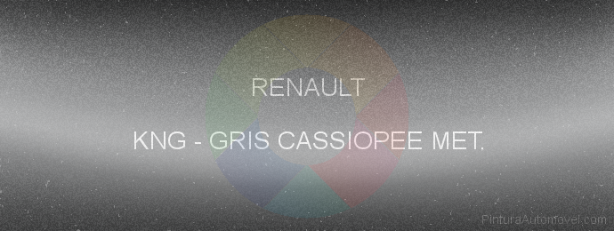 Pintura Renault KNG Gris Cassiopee Met.