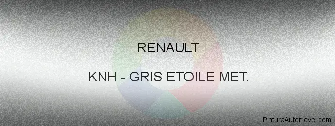 Pintura Renault KNH Gris Etoile Met.