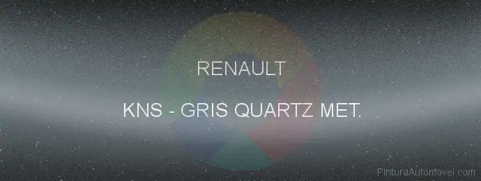 Pintura Renault KNS Gris Quartz Met.