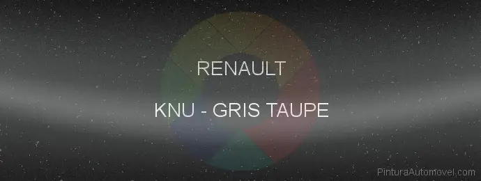 Pintura Renault KNU Gris Taupe