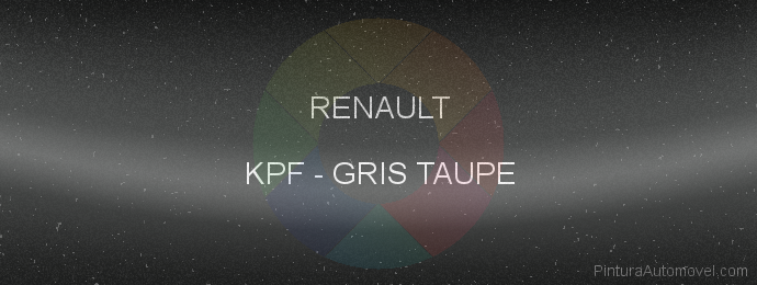 Pintura Renault KPF Gris Taupe
