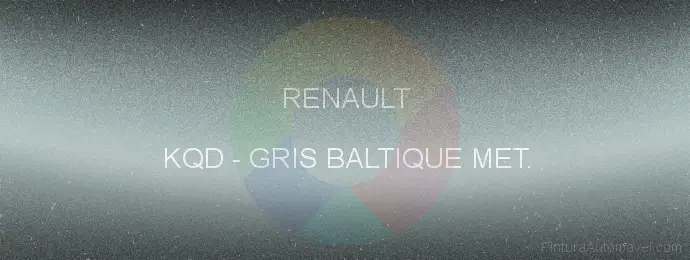 Pintura Renault KQD Gris Baltique Met.