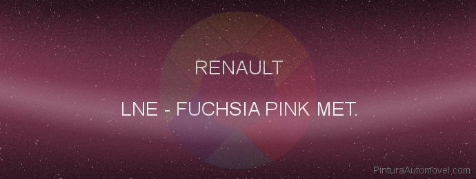 Pintura Renault LNE Fuchsia Pink Met.