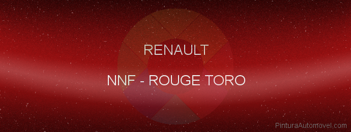 Pintura Renault NNF Rouge Toro