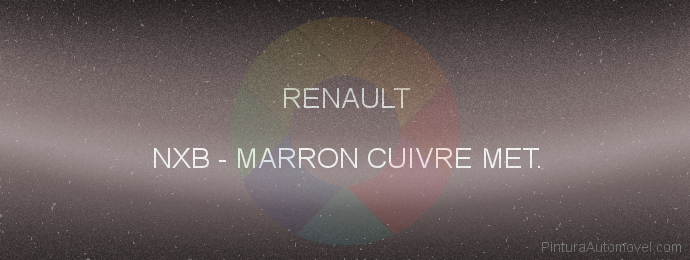 Pintura Renault NXB Marron Cuivre Met.