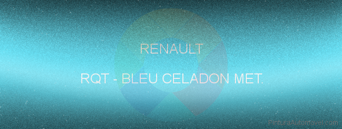 Pintura Renault RQT Bleu Celadon Met.