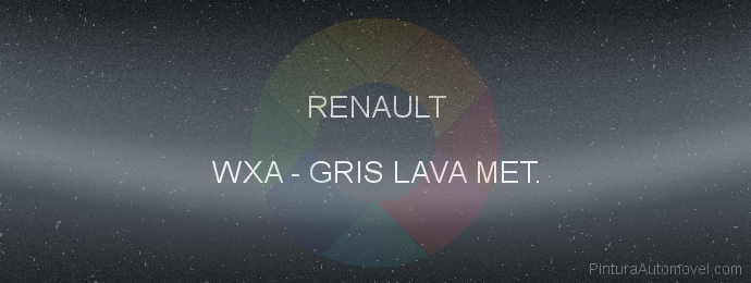 Pintura Renault WXA Gris Lava Met.