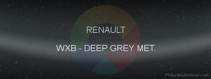 Pintura Renault WXB Deep Grey Met.
