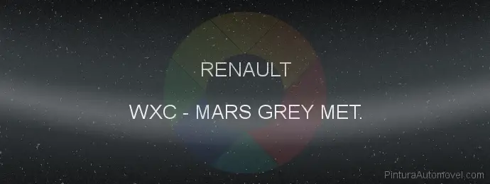 Pintura Renault WXC Mars Grey Met.