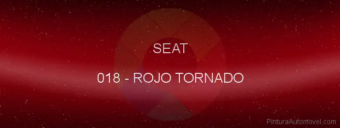 Pintura Seat 018 Rojo Tornado