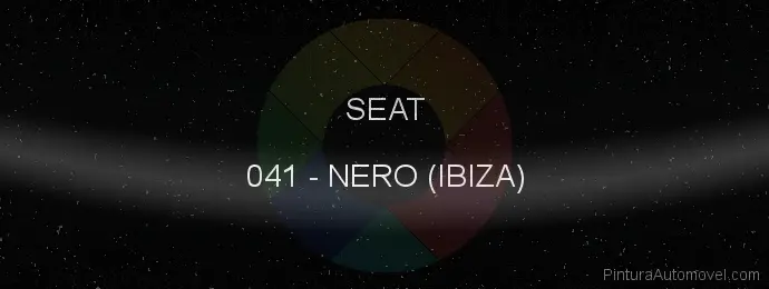 Pintura Seat 041 Nero (ibiza)