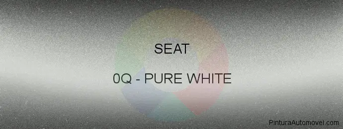 Pintura Seat 0Q Pure White