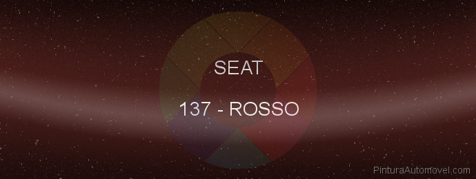 Pintura Seat 137 Rosso
