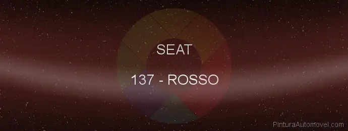 Pintura Seat 137 Rosso