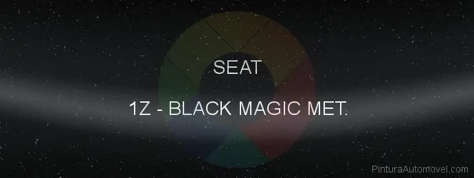Pintura Seat 1Z Black Magic Met.