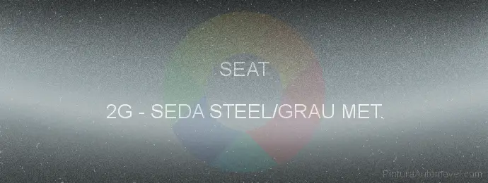 Pintura Seat 2G Seda Steel/grau Met.