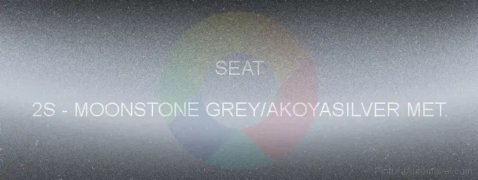 Pintura Seat 2S Moonstone Grey/akoyasilver Met.