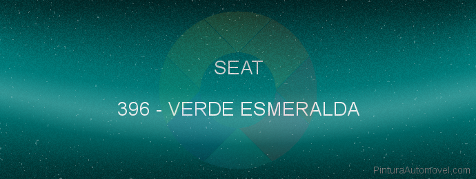 Pintura Seat 396 Verde Esmeralda