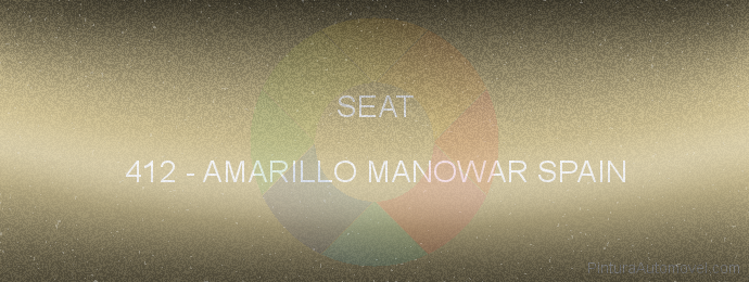 Pintura Seat 412 Amarillo Manowar Spain