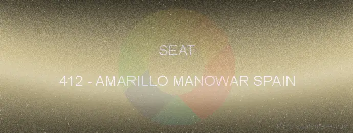 Pintura Seat 412 Amarillo Manowar Spain