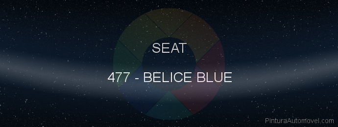 Pintura Seat 477 Belice Blue