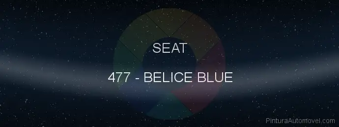 Pintura Seat 477 Belice Blue