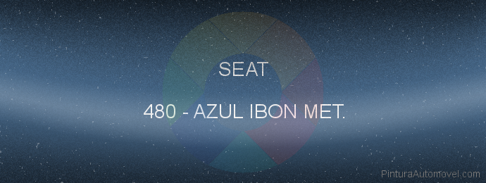 Pintura Seat 480 Azul Ibon Met.