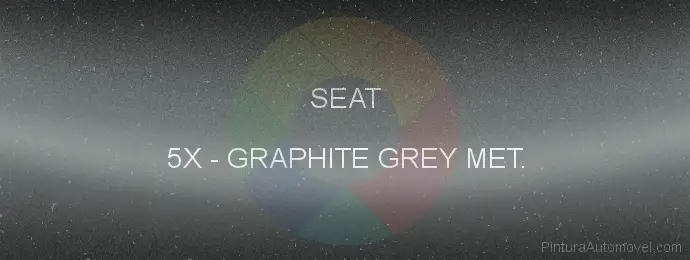 Pintura Seat 5X Graphite Grey Met.