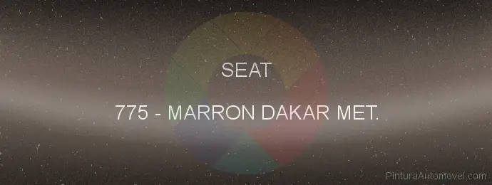 Pintura Seat 775 Marron Dakar Met.