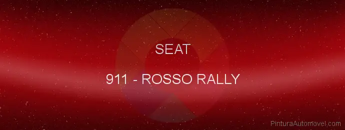 Pintura Seat 911 Rosso Rally