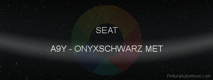 Pintura Seat A9Y Onyxschwarz Met