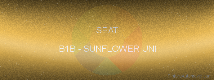 Pintura Seat B1B Sunflower Uni