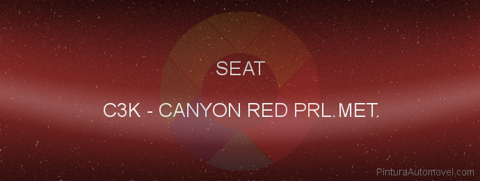 Pintura Seat C3K Canyon Red Prl.met.