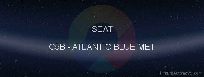 Pintura Seat C5B Atlantic Blue Met.